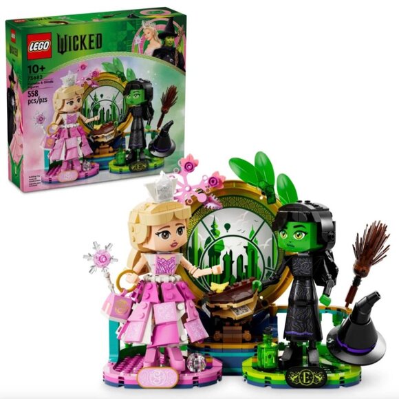 LEGO Wicked: Elphaba & Glinda Figures (75682) Factory Sealed - Picture 1 of 9